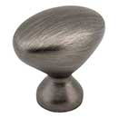 Elements [897L-BNBDL] Die Cast Zinc Cabinet Knob - Merryville Series - Brushed Pewter Finish - 1 1/4&quot; L