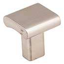 Elements [183SN] Die Cast Zinc Cabinet Knob - Park Series - Satin Nickel Finish - 1&quot; Sq.