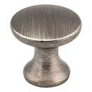 Elements [3915-BNBDL] Die Cast Zinc Cabinet Knob - Slade Series - Brushed Pewter Finish - 1&quot; Dia.