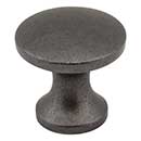 Elements [3915-DACM] Die Cast Zinc Cabinet Knob - Slade Series - Gun Metal Finish - 1&quot; Dia.