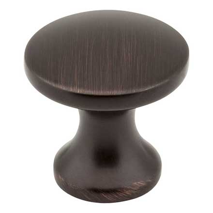 Elements [3915-DBAC] Die Cast Zinc Cabinet Knob - Slade Series - Brushed Oil Rubbed Bronze Finish - 1&quot; Dia.