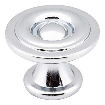Elements [575PC] Die Cast Zinc Cabinet Knob - Syracuse Series - Polished Chrome Finish - 1 3/16" Dia.