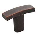 Elements [859T-DBAC] Die Cast Zinc Cabinet T-Knob - Thatcher Series - Brushed Oil Rubbed Bronze Finish - 1 1/2&quot; L