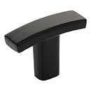 Elements [859T-MB] Die Cast Zinc Cabinet T-Knob - Thatcher Series - Matte Black Finish - 1 1/2&quot; L
