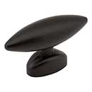 Elements [413322] Die Cast Zinc Cabinet Knob - Verona Series - Matte Black Finish - 1 9/16&quot; L
