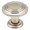 Elements [110SN] Die Cast Zinc Cabinet Knob - Vienna Series - Satin Nickel Finish - 1 1/4" Dia.