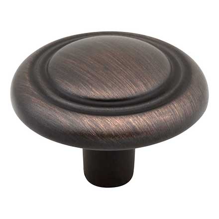 Elements [202DBAC] Die Cast Zinc Cabinet Knob - Vienna Series - Brushed Oil Rubbed Bronze Finish - 1 1/4&quot; Dia.