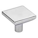 Elements [827L-PC] Die Cast Zinc Cabinet Knob - Walker 1 Series - Polished Chrome Finish - 1 5/8" Sq.