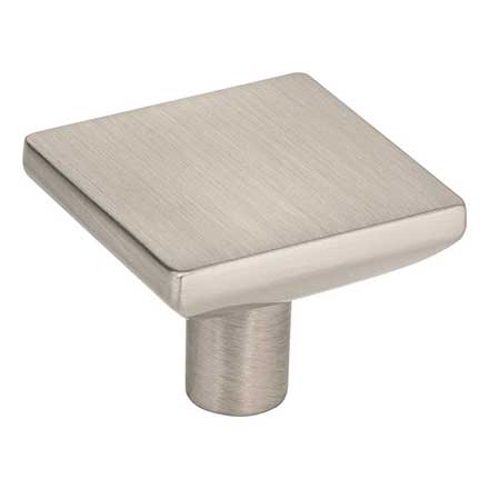 Elements [827L-SN] Die Cast Zinc Cabinet Knob - Walker 1 Series - Satin Nickel Finish - 1 5/8&quot; Sq.