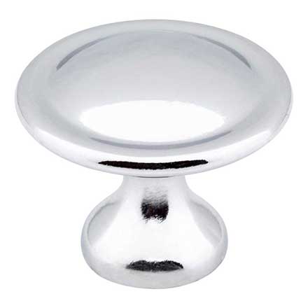 Elements [647PC] Die Cast Zinc Cabinet Knob - Watervale Series - Polished Chrome Finish - 1 1/8&quot; Dia.