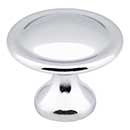 Elements [647PC] Die Cast Zinc Cabinet Knob - Watervale Series - Polished Chrome Finish - 1 1/8&quot; Dia.