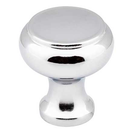 Elements [3898PC] Die Cast Zinc Cabinet Knob - Westbury Series - Polished Chrome Finish - 1 3/16&quot; Dia.