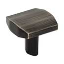 Elements [641BNBDL] Die Cast Zinc Cabinet Knob - William Series - Brushed Pewter Finish - 1 1/4&quot; Sq.