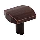 Elements [641DBAC] Die Cast Zinc Cabinet Knob - William Series - Brushed Oil Rubbed Bronze Finish - 1 1/4" Sq.