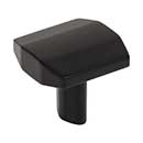 Elements [641MB] Die Cast Zinc Cabinet Knob - William Series - Matte Black Finish - 1 1/4&quot; Sq.