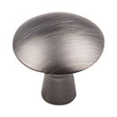 Elements [988BNBDL] Die Cast Zinc Cabinet Knob - Zachary Series - Brushed Pewter Finish - 1 1/16" Dia.