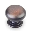 Elements [2980DBAC] Die Cast Zinc Cabinet Knob - Florence Series - Brushed Oil Rubbed Bronze Finish - 1 1/4" Dia.
