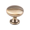 Elements [3910-AB] Die Cast Zinc Cabinet Knob - Madison Series - Brushed Antique Brass Finish - 1 3/16&quot; Dia.