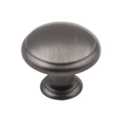 Elements [3940-BNBDL] Die Cast Zinc Cabinet Knob - Gatsby Series - Brushed Pewter Finish - 1 3/16&quot; Dia.