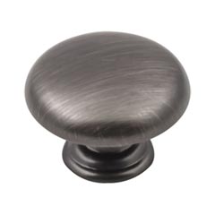 Elements [3950-BNBDL] Die Cast Zinc Cabinet Knob - Gatsby Series - Brushed Pewter Finish - 1 3/16&quot; Dia.