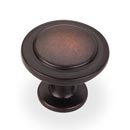 Elements [3960-DBAC] Die Cast Zinc Cabinet Knob - Gatsby Series - Brushed Oil Rubbed Bronze Finish - 1 1/4" Dia.