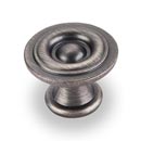 Elements [575BNBDL] Die Cast Zinc Cabinet Knob - Syracuse Series - Brushed Pewter Finish - 1 3/16&quot; Dia.