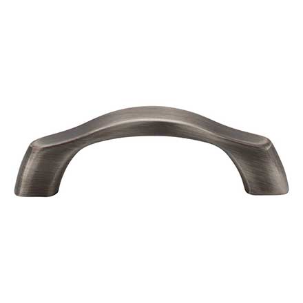 Elements [993-3BNBDL] Die Cast Zinc Cabinet Pull Handle - Aiden Series - Standard Size - Brushed Pewter Finish - 3" C/C - 4 1/16" L