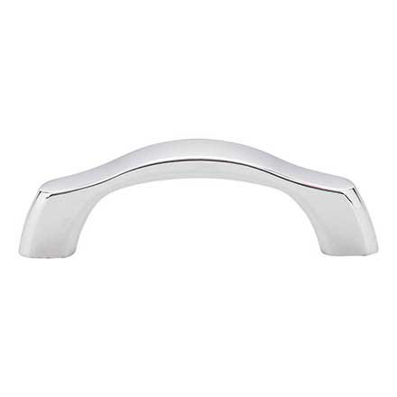 Elements [993-3PC] Die Cast Zinc Cabinet Pull Handle - Aiden Series - Standard Size - Polished Chrome Finish - 3" C/C - 4 1/16" L
