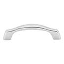 Elements [993-96PC] Die Cast Zinc Cabinet Pull Handle - Aiden Series - Standard Size - Polished Chrome Finish - 96mm C/C - 4 3/4&quot; L