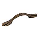 Elements [516AEM] Die Cast Zinc Cabinet Pull Handle - Arcadia Series - Standard Size - Lightly Distressed Antique Brass Finish - 3&quot; C/C - 5 7/16&quot; L