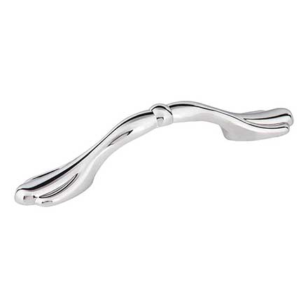 Elements [516PC] Die Cast Zinc Cabinet Pull Handle - Arcadia Series - Standard Size - Polished Chrome Finish - 3&quot; C/C - 5 7/16&quot; L