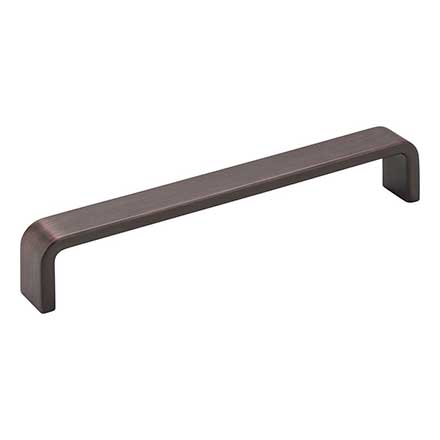 Elements [193-160DBAC] Die Cast Zinc Cabinet Pull Handle - Asher Series - Oversized - Brushed Oil Rubbed Bronze Finish - 160mm C/C - 6 9/16&quot; L