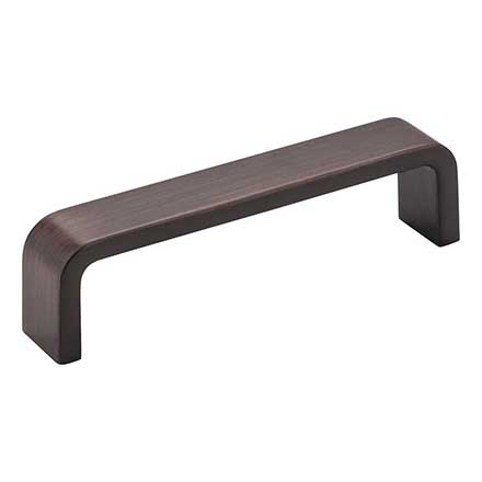 Elements [193-4DBAC] Die Cast Zinc Cabinet Pull Handle - Asher Series - Standard Size - Brushed Oil Rubbed Bronze Finish - 4&quot; C/C - 4 1/4&quot; L