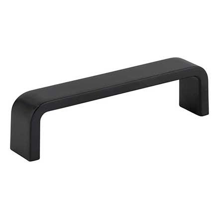 Elements [193-4MB] Die Cast Zinc Cabinet Pull Handle - Asher Series - Standard Size - Matte Black Finish - 4&quot; C/C - 4 1/4&quot; L