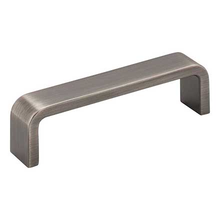 Elements [193-96BNBDL] Die Cast Zinc Cabinet Pull Handle - Asher Series - Standard Size - Brushed Pewter Finish - 96mm C/C - 4&quot; L