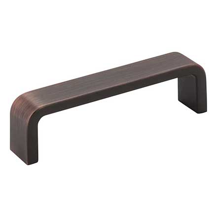 Elements [193-96DBAC] Die Cast Zinc Cabinet Pull Handle - Asher Series - Standard Size - Brushed Oil Rubbed Bronze Finish - 96mm C/C - 4&quot; L
