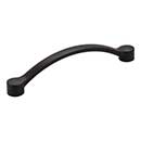 Elements [745-128BLK] Die Cast Zinc Cabinet Pull Handle - Belfast Series - Oversized - Black Finish - 128mm C/C - 5 11/16&quot; L