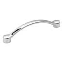 Elements [745-128PC] Die Cast Zinc Cabinet Pull Handle - Belfast Series - Oversized - Polished Chrome Finish - 128mm C/C - 5 11/16&quot; L