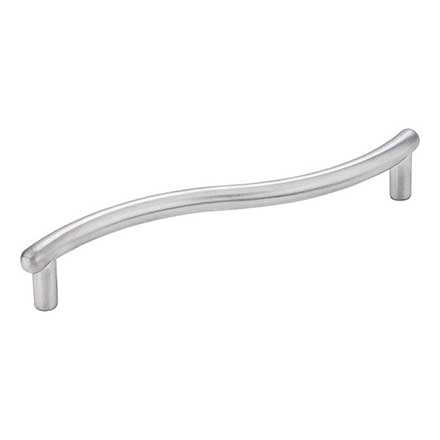Elements [Z205BC] Die Cast Zinc Cabinet Pull Handle - Capri Series - Oversized - Brushed Chrome Finish - 128mm C/C - 5 3/4&quot; L