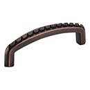 Elements [Z118-3DACM] Die Cast Zinc Cabinet Pull Handle - Cypress Series - Standard Size - Gun Metal Finish - 3&quot; C/C - 3 7/16&quot; L