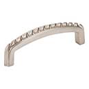 Elements [Z118-3SN] Die Cast Zinc Cabinet Pull Handle - Cypress Series - Standard Size - Satin Nickel Finish - 3&quot; C/C - 3 7/16&quot; L