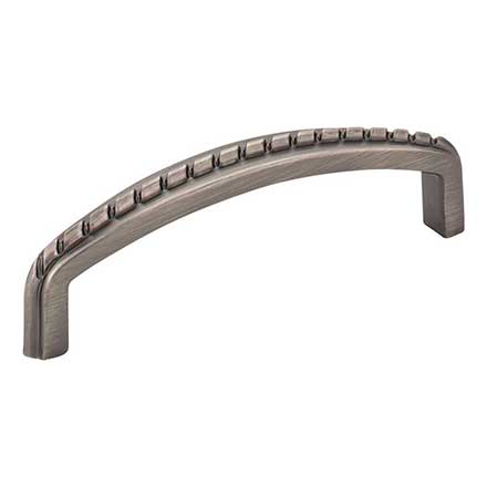 Elements [Z118-96BNBDL] Die Cast Zinc Cabinet Pull Handle - Cypress Series - Standard Size - Brushed Pewter Finish - 96mm C/C - 4 1/16&quot; L