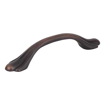Elements [3208DBAC] Die Cast Zinc Cabinet Pull Handle - Gatsby Series - Standard Size - Brushed Oil Rubbed Bronze Finish - 3&quot; C/C - 4 1/4&quot; L