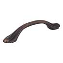 Elements [3208DBAC] Die Cast Zinc Cabinet Pull Handle - Gatsby Series - Standard Size - Brushed Oil Rubbed Bronze Finish - 3&quot; C/C - 4 1/4&quot; L