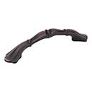 Elements [3308DBAC] Die Cast Zinc Cabinet Pull Handle - Gatsby Series - Standard Size - Brushed Oil Rubbed Bronze Finish - 3&quot; C/C - 4 1/2&quot; L