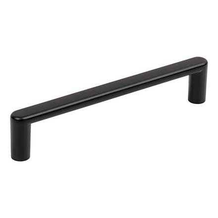 Elements [105-128MB] Die Cast Zinc Cabinet Pull Handle - Gibson Series - Oversized - Matte Black Finish - 128mm C/C - 5 1/2&quot; L