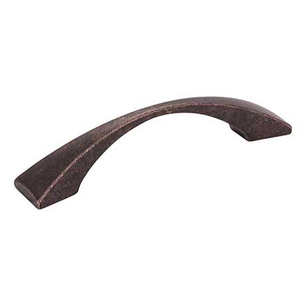 Elements [525-96DMAC] Die Cast Zinc Cabinet Pull Handle - Glendale Series - Standard Size - Distressed Oil Rubbed Bronze Finish - 96mm C/C - 4 15/16&quot; L