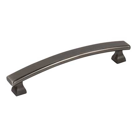 Elements [449-128BNBDL] Die Cast Zinc Cabinet Pull Handle - Hadly Series - Oversized - Brushed Pewter Finish - 128mm C/C - 6 1/16&quot; L