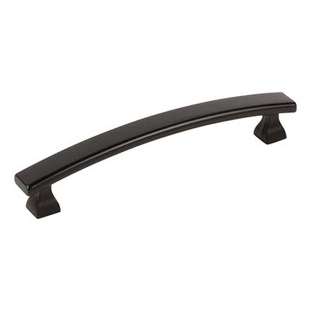 Elements [449-128MB] Die Cast Zinc Cabinet Pull Handle - Hadly Series - Oversized - Matte Black Finish - 128mm C/C - 6 1/16&quot; L