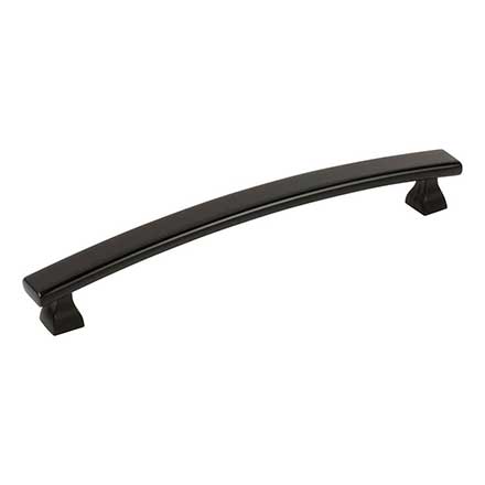 Elements [449-160MB] Die Cast Zinc Cabinet Pull Handle - Hadly Series - Oversized - Matte Black Finish - 160mm C/C - 7 5/16&quot; L